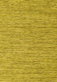 Abstract Yellow Contemporary Rug, con2761yw