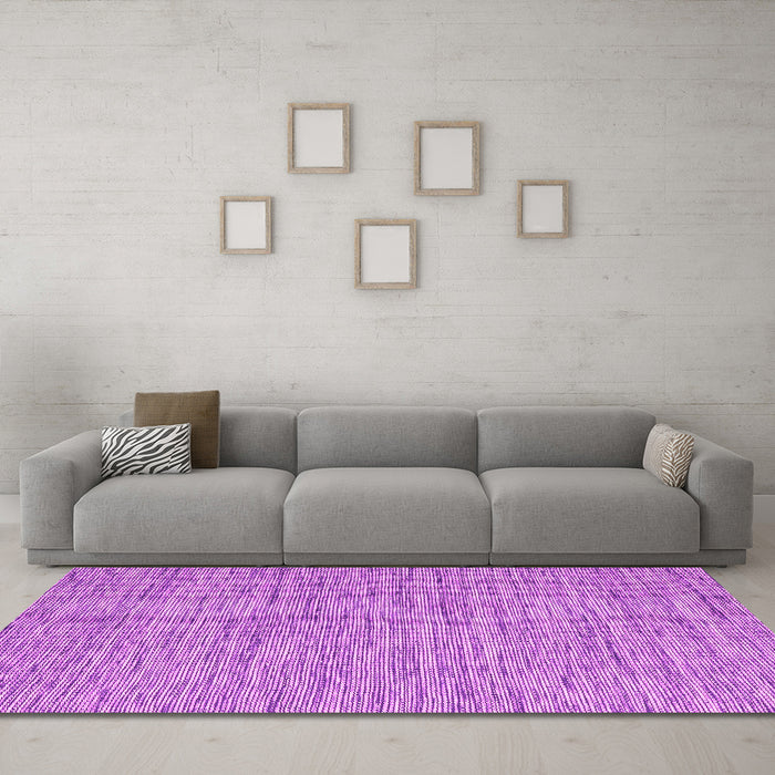 Machine Washable Abstract Pink Contemporary Rug in a Living Room, wshcon2761pnk