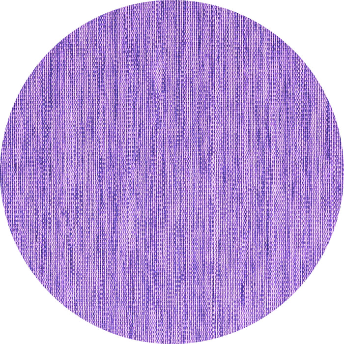 Round Machine Washable Abstract Purple Contemporary Area Rugs, wshcon2761pur