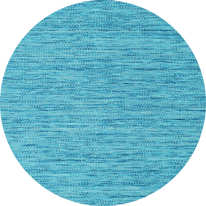 Round Machine Washable Abstract Light Blue Contemporary Rug, wshcon2761lblu