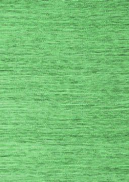 Abstract Emerald Green Contemporary Rug, con2762emgrn