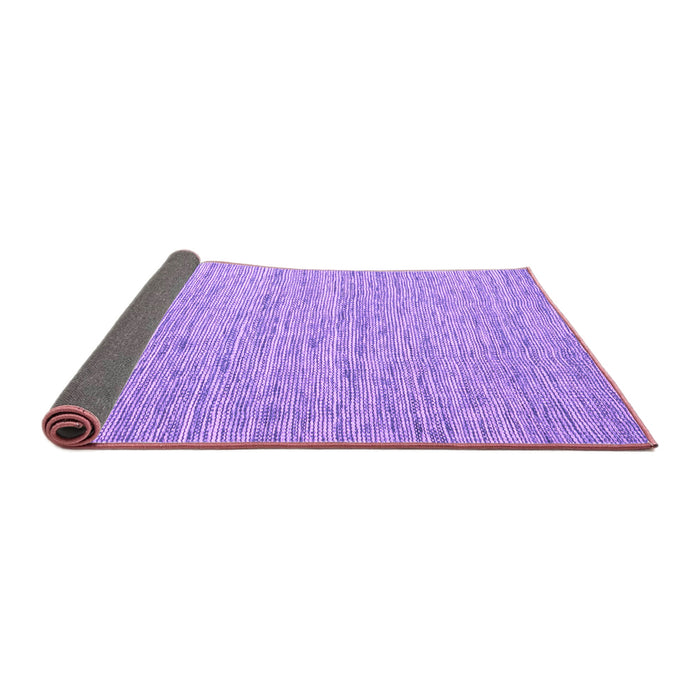 Sideview of Abstract Purple Contemporary Rug, con2762pur