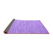 Sideview of Abstract Purple Contemporary Rug, con2762pur