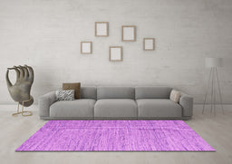 Machine Washable Abstract Pink Contemporary Rug in a Living Room, wshcon2762pnk