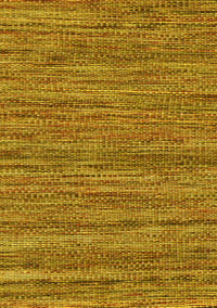 Abstract Yellow Contemporary Rug, con2763yw