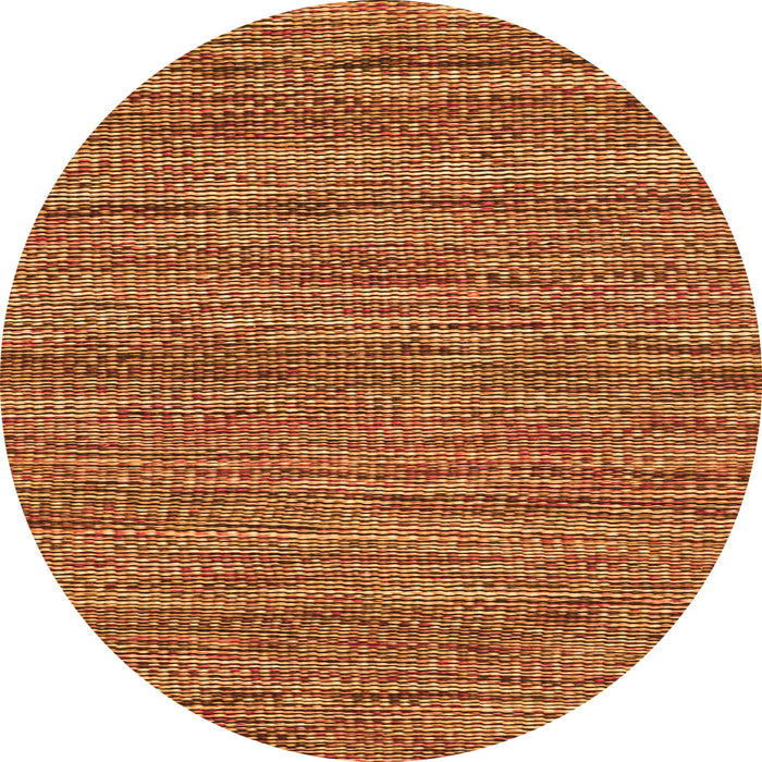 Square Abstract Orange Contemporary Rug, con2763org