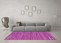 Machine Washable Abstract Pink Contemporary Rug, wshcon2763pnk