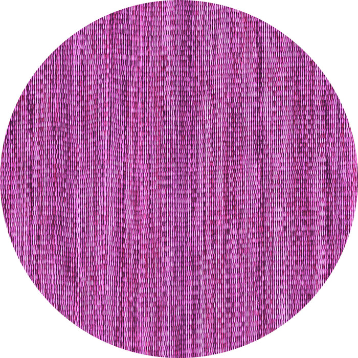 Round Machine Washable Abstract Pink Contemporary Rug, wshcon2763pnk