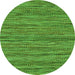 Machine Washable Abstract Green Contemporary Area Rugs, wshcon2763grn