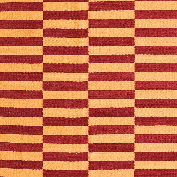 Serging Thickness of Machine Washable Oriental Orange Traditional Area Rugs, wshcon2764org