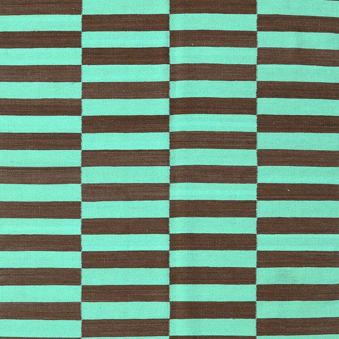 Machine Washable Oriental Turquoise Traditional Area Rugs, wshcon2764turq