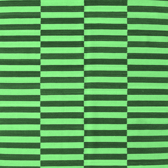 Square Machine Washable Oriental Emerald Green Traditional Area Rugs, wshcon2764emgrn