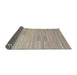 Thickness of Contemporary Tan Brown Modern Rug, con2765