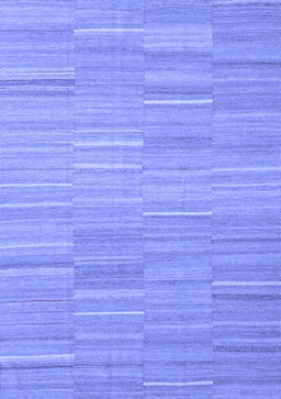Abstract Blue Contemporary Rug, con2765blu