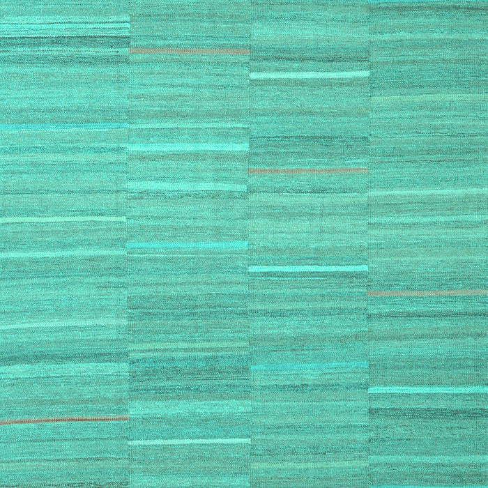 Machine Washable Abstract Turquoise Contemporary Area Rugs, wshcon2765turq