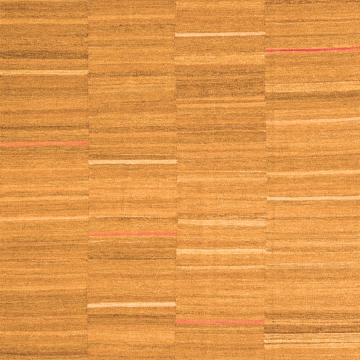Abstract Orange Contemporary Rug, con2765org