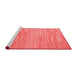 Contemporary Red Washable Rugs