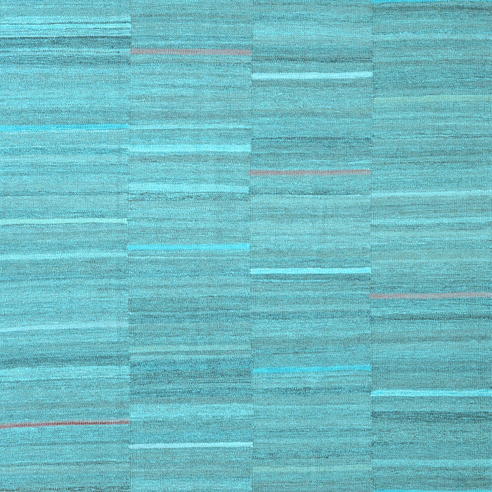 Abstract Light Blue Contemporary Rug, con2765lblu