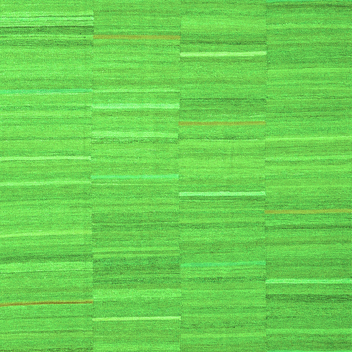 Abstract Green Contemporary Rug, con2765grn