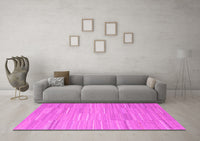 Machine Washable Abstract Pink Contemporary Rug, wshcon2765pnk