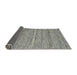 Thickness of Contemporary Carbon Gray Modern Rug, con2766