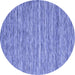 Round Machine Washable Abstract Blue Contemporary Rug, wshcon2766blu