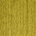 Square Abstract Yellow Contemporary Rug, con2766yw