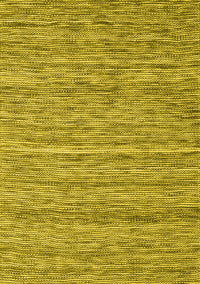 Abstract Yellow Contemporary Rug, con2766yw