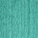 Square Abstract Turquoise Contemporary Rug, con2766turq