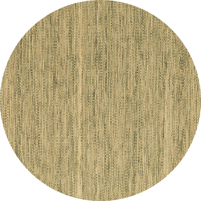 Round Abstract Brown Contemporary Rug, con2767brn