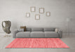 Contemporary Red Washable Rugs