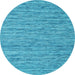 Round Machine Washable Abstract Light Blue Contemporary Rug, wshcon2768lblu