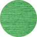 Square Abstract Green Contemporary Rug, con2768grn