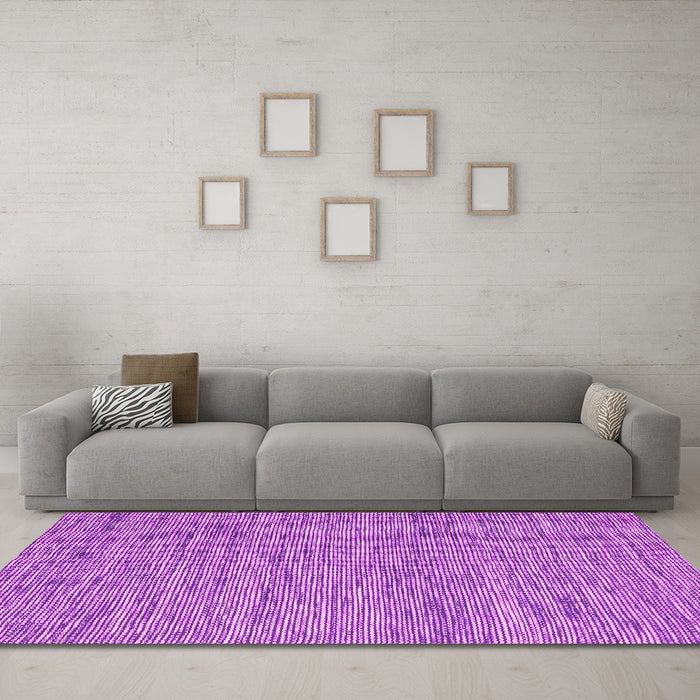 Machine Washable Abstract Pink Contemporary Rug in a Living Room, wshcon2768pnk