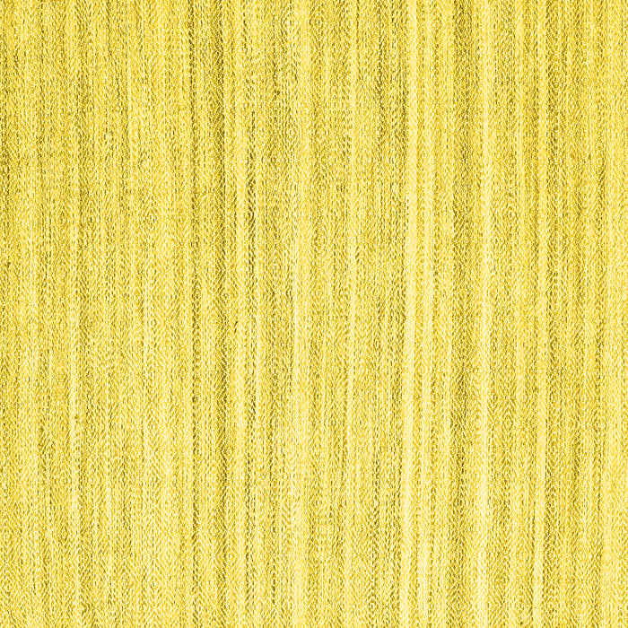 Square Solid Yellow Modern Rug, con2769yw