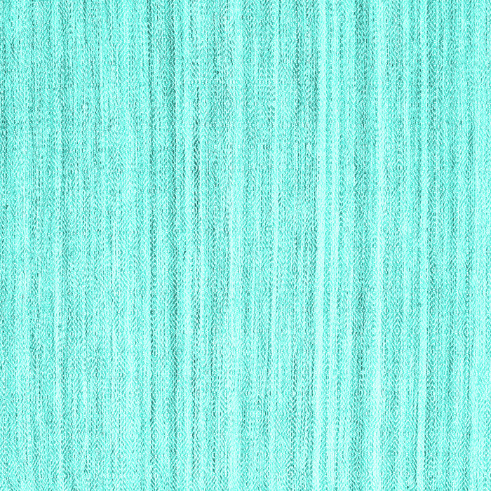 Square Solid Turquoise Modern Rug, con2769turq