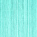 Square Solid Turquoise Modern Rug, con2769turq