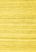 Solid Yellow Modern Rug, con2769yw