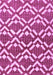 Machine Washable Abstract Purple Contemporary Area Rugs, wshcon276pur