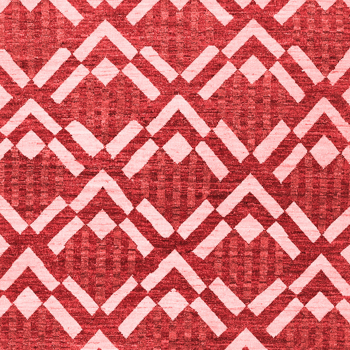 Machine Washable Abstract Red Contemporary Rug, wshcon276red