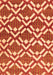 Serging Thickness of Machine Washable Abstract Orange Contemporary Area Rugs, wshcon276org