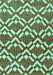 Machine Washable Abstract Turquoise Contemporary Area Rugs, wshcon276turq