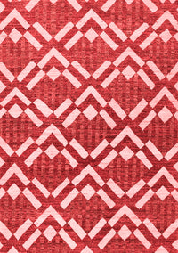 Abstract Red Contemporary Rug, con276red