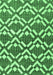 Machine Washable Abstract Emerald Green Contemporary Area Rugs, wshcon276emgrn