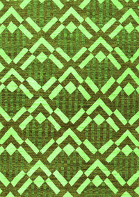 Abstract Green Contemporary Rug, con276grn