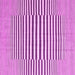 Square Abstract Pink Contemporary Rug, con2770pnk