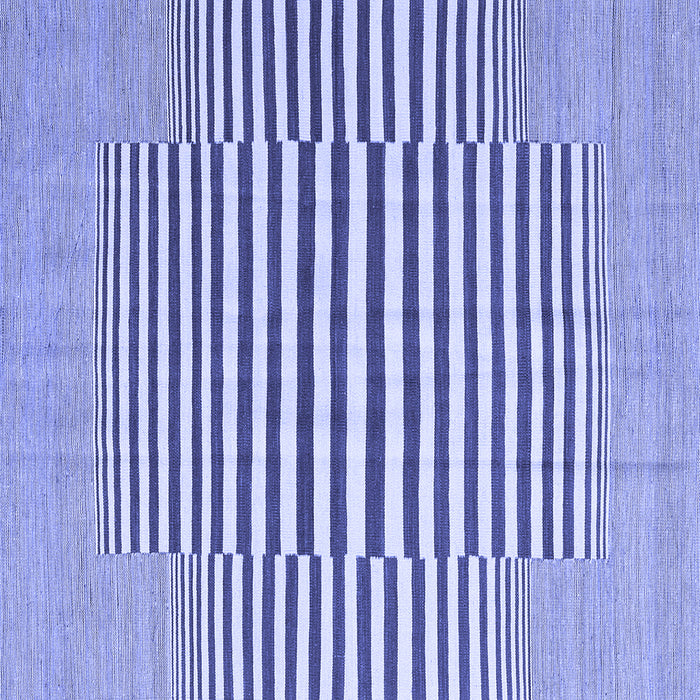 Square Machine Washable Abstract Blue Contemporary Rug, wshcon2770blu