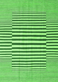 Abstract Green Contemporary Rug, con2770grn