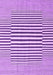 Abstract Purple Contemporary Rug, con2770pur