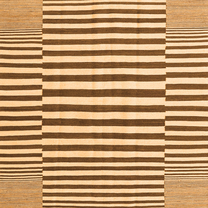 Abstract Orange Contemporary Rug, con2770org